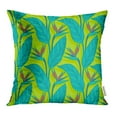thumbnail image 1 of BSDHOME Colorful Beautiful Strelitzia Pattern Green Blossom Color Exotic Floral Flower Pillow Case Pillow Cover 20x20 inch Throw Pillow Covers, 1 of 1