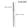 thumbnail image 2 of Unique Bargains Machine Tap 3-48 UNC Thread Pitch 2A 3 Flutes High Speed Steel HSS, 2 of 5