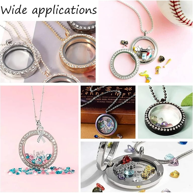 Stainless steel floating locket best sale