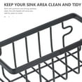 Mosng 1 Set of Kitchen Sink Sponge Holder Suction Cup Sink Hanging