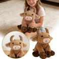thumbnail image 2 of Lifelike Animal Stuffed Creature Soft Cuddly Realistic Doll For Kids Nursery Toy Figure, 2 of 4