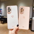 thumbnail image 2 of Funda de teléfono de silicona con corazón de amor chapado cuadrado para Xiaomi Redmi Note 10 Pro Max 4G 5G 10s RedmiNote10 Note10Pro Redmi10 10C Fivean unisex, 2 of 2
