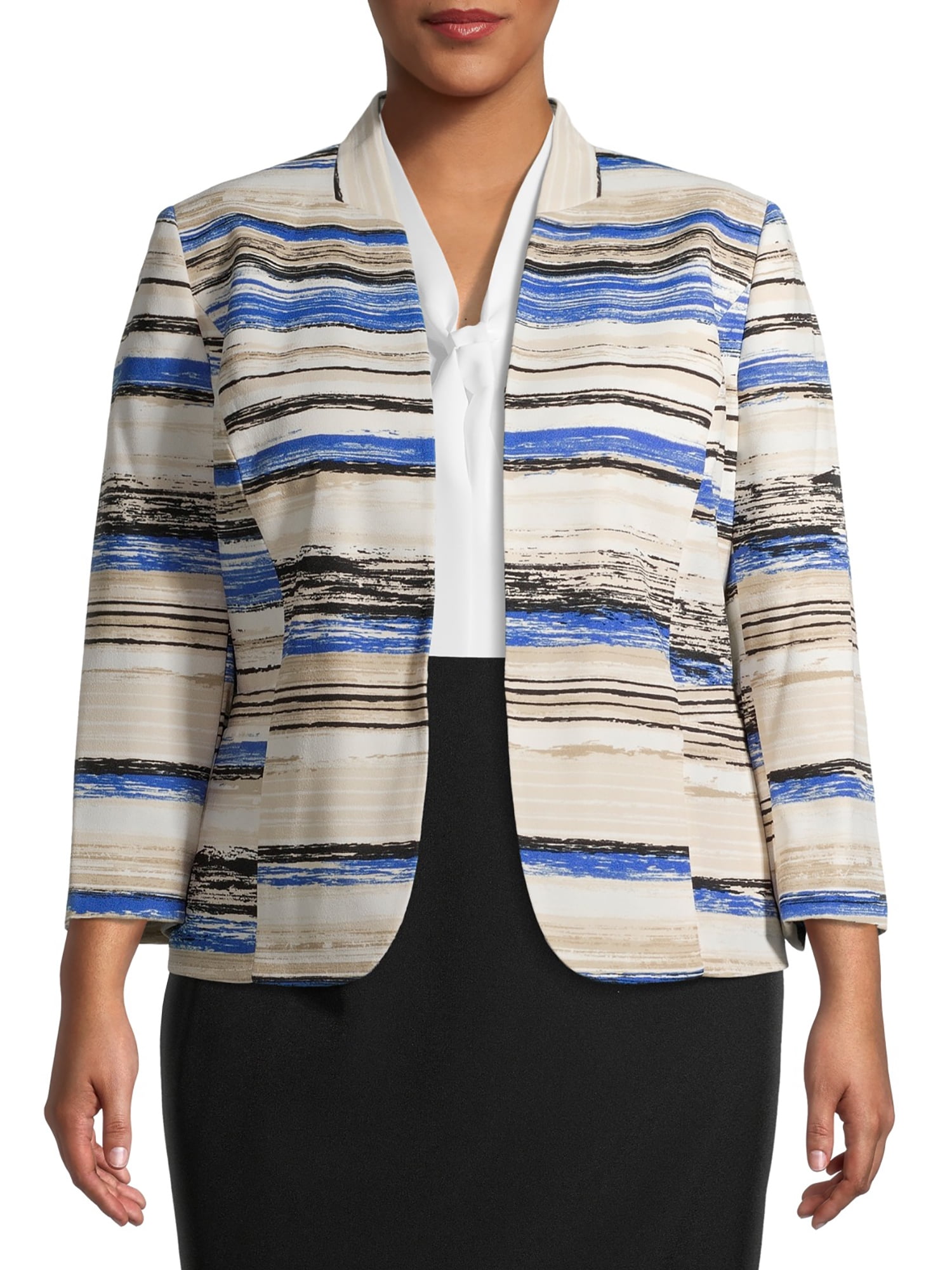 evan picone black label blazer