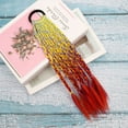 thumbnail image 1 of Pompotops Produits de Beauté en Liquidation, Cadeaux de Beauté pour Femmes, Perruque Queue de Cheval Tressée Colorée, Tresse Courte Dégradée à Trois Brins, 1 of 2