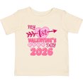 thumbnail image 3 of Inktastic My First Valentine 2026 Heart and Arrow Boys or Girls Baby T-Shirt, 3 of 5