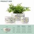 thumbnail image 2 of ShangDemonMaster White Ceramic Planter Set of 3 Indoor Plant Pots Matte Glazed Stoneware 5.9, 4.9 & 3.9 Inch, 2 of 7