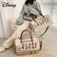 thumbnail image 2 of Disney-Bolso de lona de Mickey Mouse para mujer, bolsa de almacenamiento portátil, bolso de viaje de dibujos animados, de gran capacidad bolso de hombro, bolso de lujo, 2 of 4