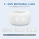 thumbnail image 5 of Reloj despertador con altavoz Bluetooth BUFFBEE con radio FM, color blanco, 5 of 7