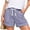 c01Blue, variant on LNWUY Striped Summer Shorts for Women Loose Casual Drawstring Pockets Elastic Waist Lounge Wear Vacation Beach Shorts Red L