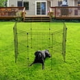 thumbnail image 4 of IRIS USA 42" Exercise 8 Panel Wire Metal Pet Playpen for Dog, 4 of 6