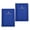 Blue, variant on Passport Holder 2-Pack PU1eatherBlack for Business Travel Document Organizer