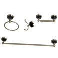 thumbnail image 1 of Water Onyx Bathroom Accessory Set, Brushed Nickel - 4 Piece, 1 of 1