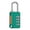 Green, variant on 4 Digit Code Combination Padlock Small Travel Luggage for Case Lock Keyless Shackle Lock for Backpack Gym School Locker
