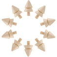 thumbnail image 3 of Raindrops 10Pcs Wood Trees for Decoration Unfinished Ornaments for DIY and Painting Rustic Style, 3 of 8