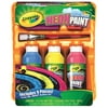 Crayola Neon Sidewalk Washable Paint Set, Beginner Child, 9 Pieces