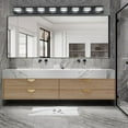 thumbnail image 2 of ACE-LIGHTS,Modern 8-Light(6000K) Rotatable & Dimmable LED Vanity Light with Acrylic Shades,Sleek Bathroom Wall Fixture for Bathroom,Dressing Room,Mirror Cabinet,Living Room,Bedroom(Black）, 2 of 8
