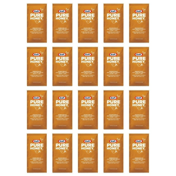 Honey Packets | Single Serve | 100% Pure And Natural | 0.32 oz Packet (25)