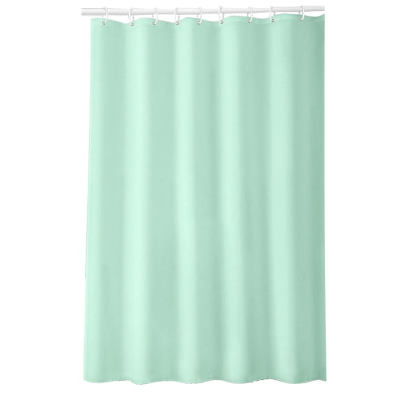 SSKDBFJG Shower Curtain Lining Fabric Solid Color Blackout Shower Curtain, Washable, Shower Curtain, Window Curtain with Grommet Hooks 72" W x 84" H Green