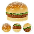 thumbnail image 3 of FRCOLOR Burger Réaliste Simulation Faux Burger Présentoir Alimentaire Accessoire de Photographie, 3 of 4