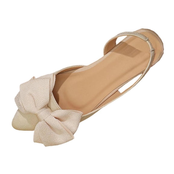 Wensltd Women Black Shoes Comfortable Pointed Toe Solid Color Closed Toe Flat Shoes Casual Wear Soft