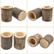 thumbnail image 3 of 2 portavelas de madera, hecho a mano de madera de pino natural, portavelas de madera para velas de té, para decoración de mesa y hogar, día de San Valentín, Navidad, boda, 3 of 5