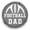 Dark Gray, variant on Snap Jewelry 18MM Purple Football Dad Ginger Charm Button