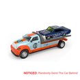 thumbnail image 1 of 1: 64 Scale Container Trailer Cars Alloy Toy Diecast Models Wheel Pull Back Flatbed Transport Vehicles for Boys Educational Toys 501-2 Blue, 1 of 6