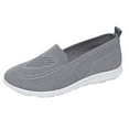 thumbnail image 6 of Gray Womens Lightweight Low Cut Wedge Heel Shoes For Spring And Summer Casual Outdoor Leisure Comfortable Footwear All Match Plus Size Size 39, 6 of 6