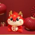 thumbnail image 4 of Juguete de dragón, muñeco de dragón chino, adorable y cómodo, decoración para el Año Nuevo chino. Rojo, 4 of 9