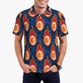 thumbnail image 5 of Wukai American Football and Fire Flames Men’s Polo Shirts,Quick-Dry Athletic Shirt,Classic Fit Shirts-Medium, 5 of 8