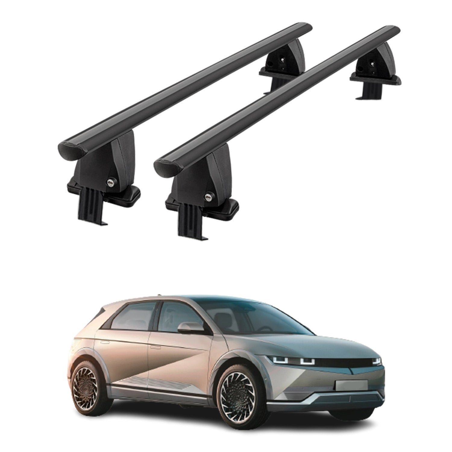OMAC USA Smooth Top Roof Rack Fits Hyundai Ioniq 5 20222023 Luggage