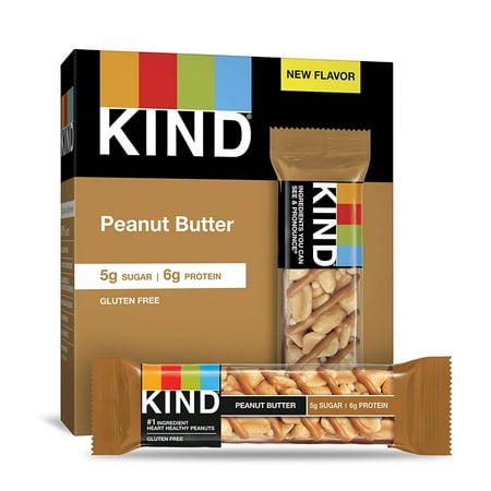 KIND Bars Peanut Butter Gluten Free 1.4 Oz. 12 Snack Bars