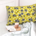 thumbnail image 4 of Fotbe Honeybee Funda de Almohada Decorativa Estilo Occidental, Lujo en Algodón, Fundas para Almohadas King, Cojín Estampado para Decoración del Hogar-16"x24", 4 of 6