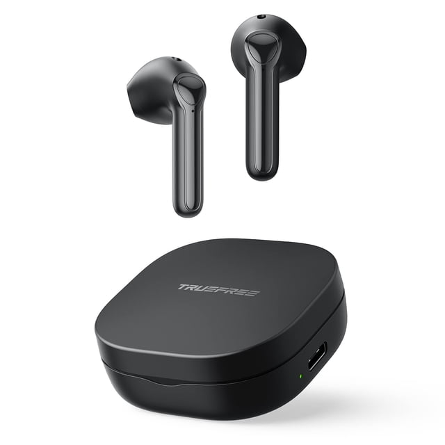 Auriculares inalámbricos Truefree A1 Bluetooth 5.0 con 4 micrófonos, 18 horas de reproducción