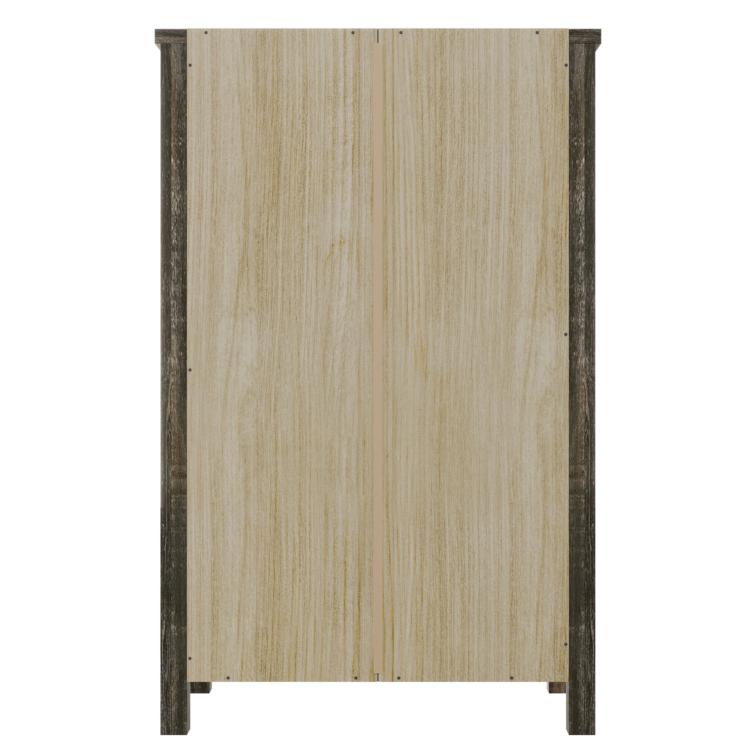 Home Design Niles 4-Piece Bedroom Furniture Set – Includes Panel Bed Frame, Dresser, Nightstand, and Chest of Drawers