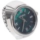 thumbnail image 1 of Finger Watch Mini Watch Ring Roman Numeral Ring Watch Modern Ring Watch, 1 of 3