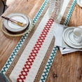 thumbnail image 5 of Trayknick Table Cover Table Runner for Weddings Table Runner with Tassels Boho Style Hollow Design Rustic Farmhouse Decor for Weddings Parties More, 5 of 8