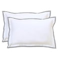 thumbnail image 1 of Fundas de almohada RANZNAZ blancas 100% algodón estándar 20x26 cm, 1 of 6