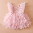 thumbnail image 1 of Robes d'Été pour Filles Manches à Volants Robes Tutu pour Tout-Petits Robes pour Tout-Petits Filles Robe en Tulle pour Tout-Petits 3-4 Ans, 1 of 8