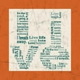 thumbnail image 3 of Stimson, Diane 12x12 Black Modern Framed Museum Art Print Titled - Live Orange, 3 of 5