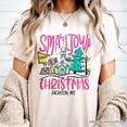 thumbnail image 2 of Custom Zipcode Small Town Christmas T-Shirt, Personalized Christian City State Tee, 2 of 6