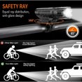 thumbnail image 5 of Luces para bicicleta NQ Luz LED recargable delantera y trasera 2000 mAh, 5 of 5