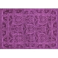 thumbnail image 1 of Ahgly Company Indoor Rectangle Oriental Purple Modern Area Rugs, 2' x 3', 1 of 4