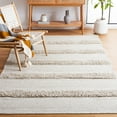thumbnail image 2 of SAFAVIEH Vermont Zavier Stripe Area Rug, Beige/Grey, 6' x 6' Square, 2 of 8
