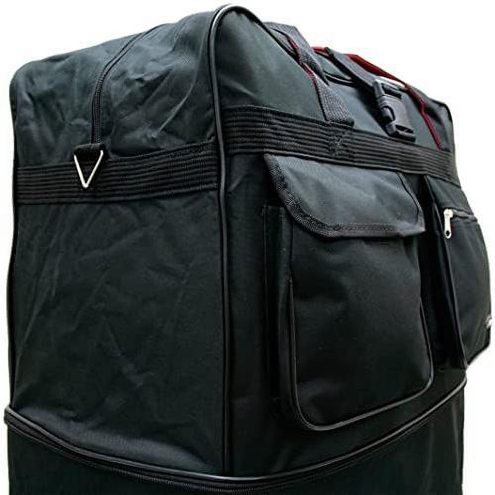 36" Rolling Wheeled Duffle Bag Spinner Suitcases Luggage Expandable