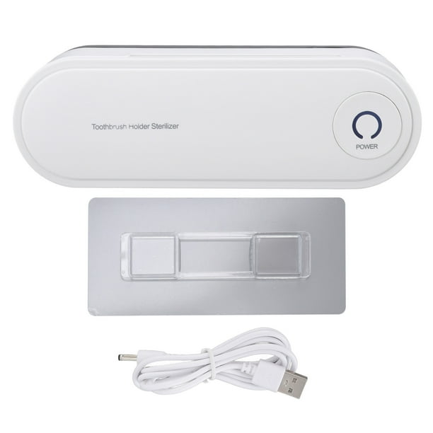 Soporte antibacteriano para cepillos de dientes, desinfectante UV para cepillos de dientes, esterilización, esterilizador de cepillos de dientes, soporte para cepillos de dientes eléctrico Probado y confiable Jadeshay A