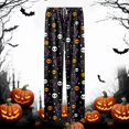 thumbnail image 4 of CONZONE Halloween Mens Pajama Pants Elastic Waist Drawstring Hallowmas Printed Lounge Pants for Men Soft Sleepewear Pjs Bottoms with Pockets, 4 of 5