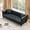 Black, variant on Studyset 81" Modern Leather Couch for Living Room,Modern Leather Chesterfield Sofa with Deep Seats and 2 Pillows,Chesterfield Couch Handmade Button Tufted 3 Seater Sofa with Button Tufted, Sleeper Sof