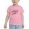 thumbnail image 2 of Happy 1st Father's Day Funny Toddler T Shirts for Boys Girls (Pink, Youth XL), 2 of 5