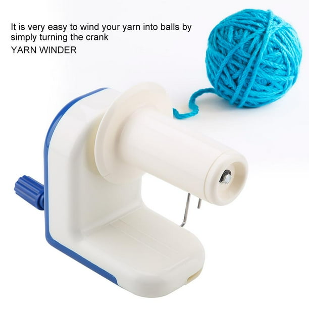 Tebru Portable Yarn Winder Hand Operated Wool String Fiber Ball Winder